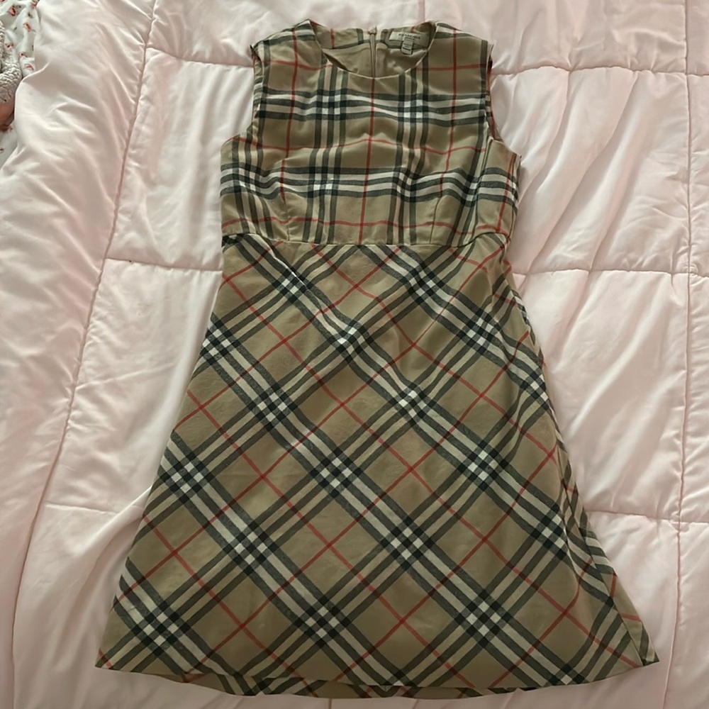 authentic burberry dress